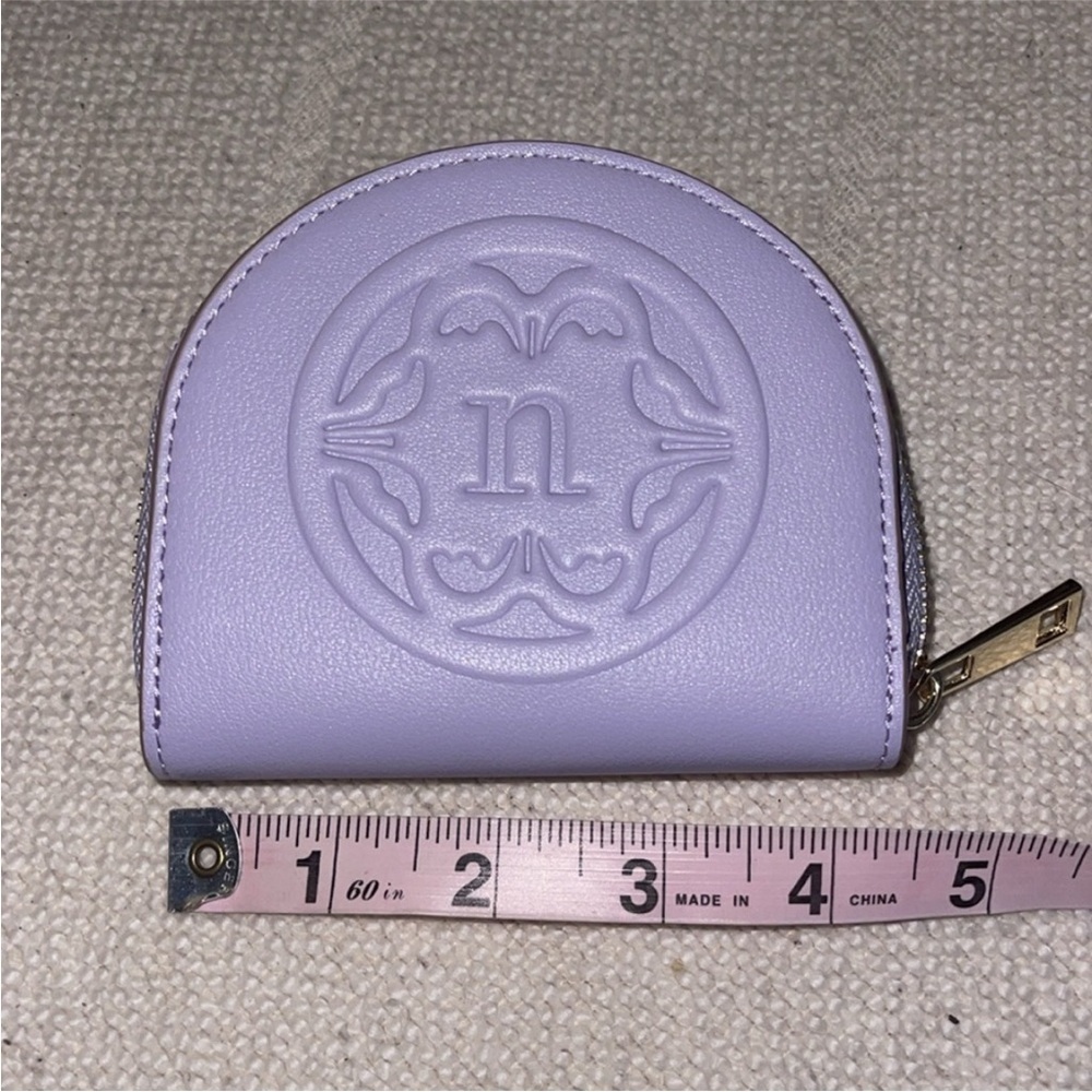 Nanette Lepore Lavender Embossed Coin Purse - Picture 7 of 10